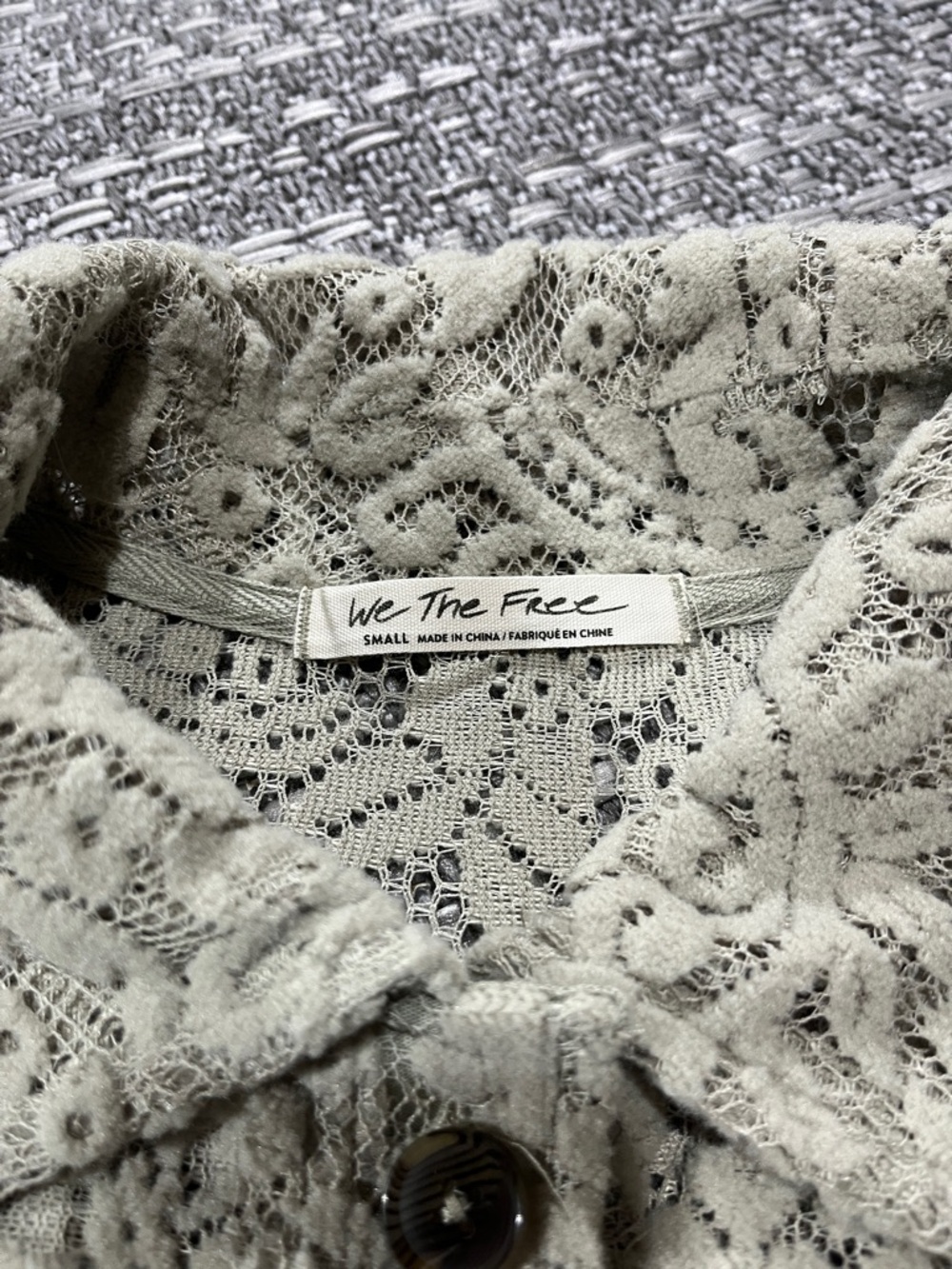 Free People | Oversized Lace Ruby Shacket - Picture 3 of 16
